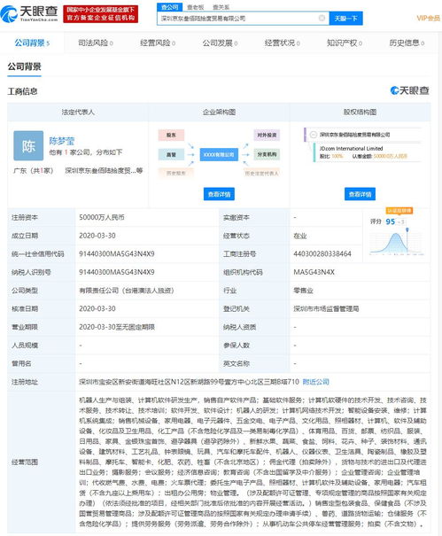 京東在深圳設立新貿易公司，加速布局網上貿易代理業務