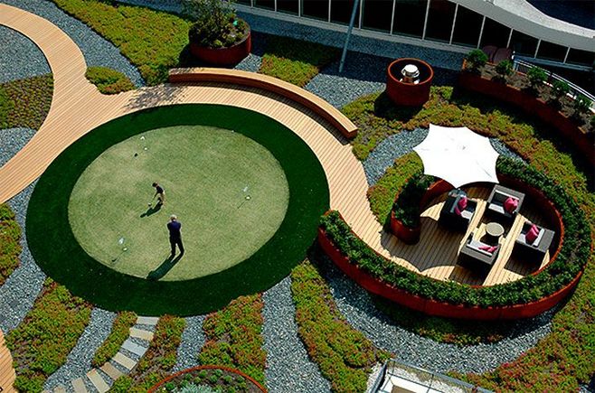 空中綠洲 美國努韋勒屋頂花園景觀設(shè)計(jì)的鳥瞰之美